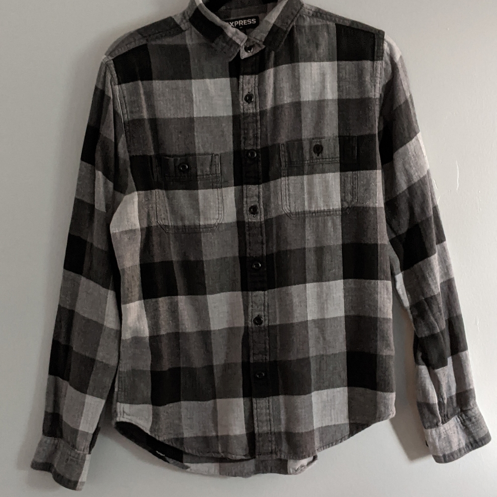 Men's Express Flannel Button-down Shirt
